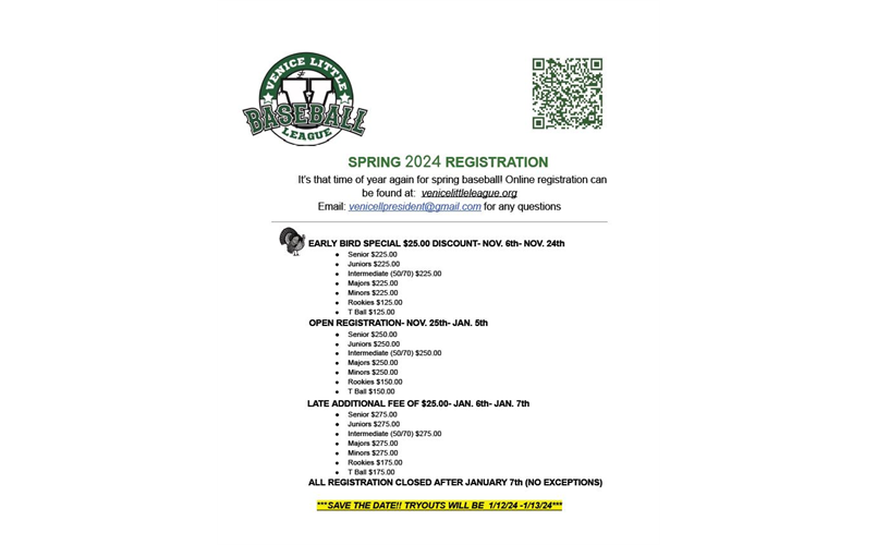 Spring 2024 registration