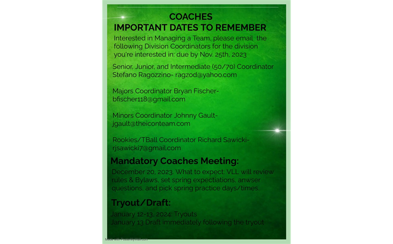 Important Dates
