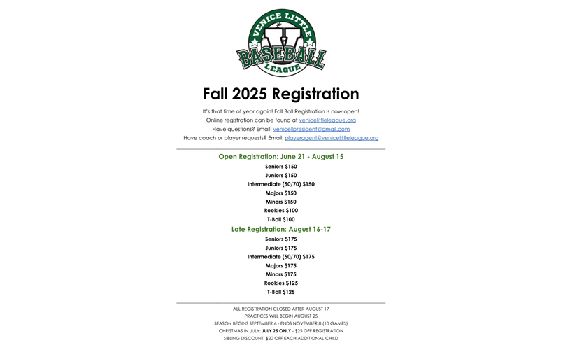 2025 Fall Registration